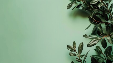 simple and warm green background