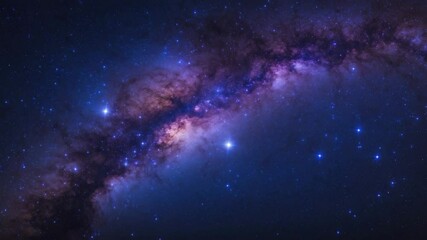 Wall Mural - the milky way stars as a background image
