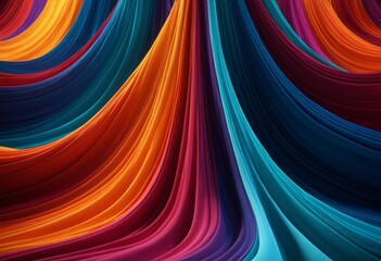 Wall Mural - A close-up of a colorful abstract background with a curved design