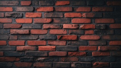Aufkleber - Old weathered brick wall pattern background