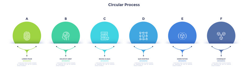 modern infographic vector banner. business illustration