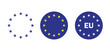 © MdTaiburRahman - European union stars icon. EU stars circle symbol. round stars for eu flag. 12 stars european union flag png and vector illustration on transparent background