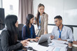 © Charlie's - Business asian People Meeting Design Ideas collaboration Professional team brainstorming  for project  working together colleagues investor Group asian employees talking in boardroom