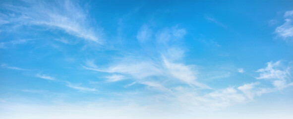 Wall Mural - ky is blue and clear with  clouds