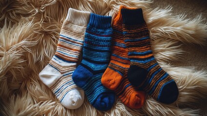 Poster - Socks Resting on the Carpet