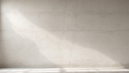 Poster - Texture Background of Cool White Raw Concrete Wall