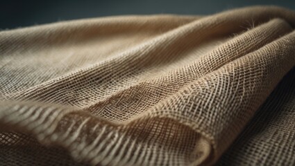 Aufkleber - Vintage Burlap and Linen Texture with Woven Fabric Design