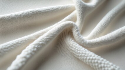 Poster - Abstract wool textile background featuring woolen fibers