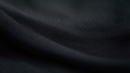 Poster - Close-up of black speaker surface with woven mesh and metal grille texture