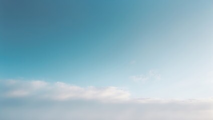 Wall Mural - bright summer sky featuring clouds and a scenic horizon backdrop