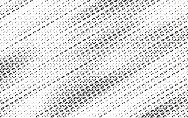 Fototapete - Triangle Shapes Vector Abstract Geometric Technology Oscillation Wave Isolated on Light Background. Halftone Triangular Diagonal Line Retro Simple Pattern. Minimal 80s Style Dynamic Tech Wallpaper