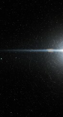 Wall Mural - distant glimmering stars in a vast space background