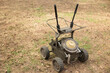 © Volodymyr Shcherbak - Armed military ground drone in firing field