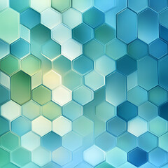 abstract action of hexagonal pattern formation digital space graphic design modern environment top-d