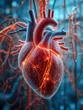 © Alexandra - Understanding the Heart's Electrical System for Cardiac Rhythm Control in Cardiology. Concept Cardiac Rhythm Control, Electrical System, Cardiology, Heart Health, Medical Technology