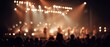 © Be i am - photo background of bokeh people in bright lights on stage where everyone is in the background and out of focus