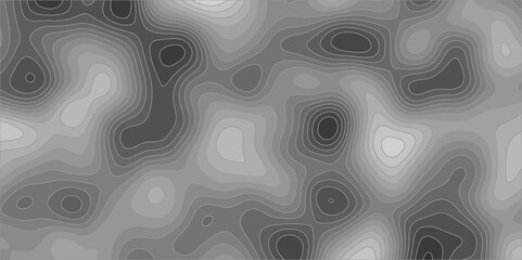Topographic canyon geometric map relief texture with curved layers and shadow .Abstract geometric topographic contour map background. Panorama view gradient multicolor wave curve .	
