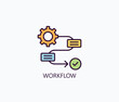 © Samber TheLabs - Workflow Icon Or Logo Isolated Illustration