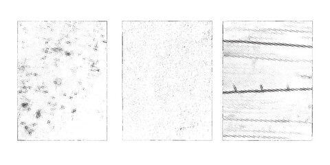 Aufkleber - Grunge Urban Backgrounds set.Texture Vector.Dust Overlay Distress Grain ,Simply Place illustration over any Object to Create grungy Effect .abstract,splattered , dirty, texture for your design.
