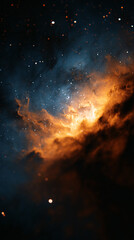 Wall Mural - A captivating sentiment of a celestial nebula filled with wizard and cosmic clouds.