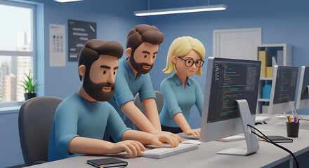 Code Collaboration: A 3D Render