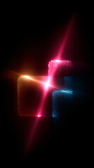 Wall Mural - flickr icon on a transparent background.