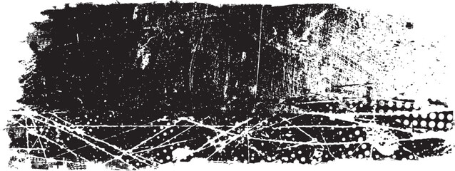 Fototapete - Grunge textured banner with rough edges. Speckled texture. Overlay grunge texture . Simply place texture over any object to create grunge effect . Banner with scratched surface for your design.