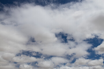 Wall Mural - Blue sky with white clouds
