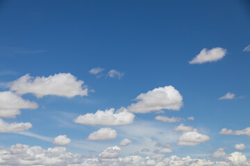 Wall Mural - Blue sky with white clouds