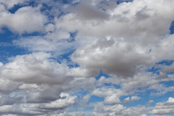 Wall Mural - Blue sky with white clouds