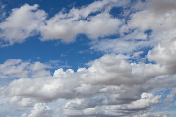Wall Mural - Blue sky with white clouds