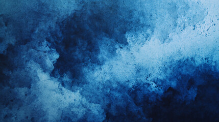 Wall Mural - Abstract blue watercolor background texture design for wallpaper and graphic design elements art concept