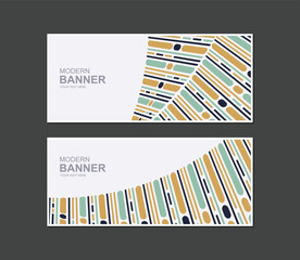 Wall Mural - Modern abstract business banners design