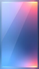 Fototapete - Digital Interface Backdrop With Frosted Glass Effect, Translucent User Interface Elements For Modern Websites And Apps. Cool Gradients, And Sharp Edges Provide A Stylish Look. Use In Design Projects.