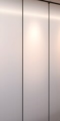 Aufkleber - Calming Frosted Glass Design. Soft Lighting Creates A Peaceful Mood. Minimalist Panels Evoke Tranquility. Beautiful Aesthetic Design Brings Relaxation.