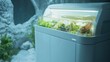 © Fizza  - A futuristic odorless composting bin breaking down waste quickly