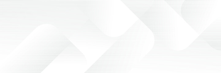 Wall Mural - abstract pattern white geometric banner design background.
