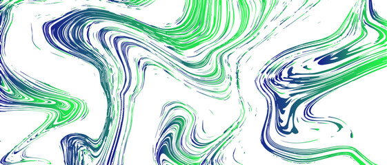 Fototapete - Abstract Green Marble texture background. Green and white mixing oil paint texture. Metallic chrome liquid marvel art design with silk fabric texture wave . Splash of paint. Colorful liquid.