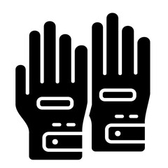 Wall Mural - gloves solid icon