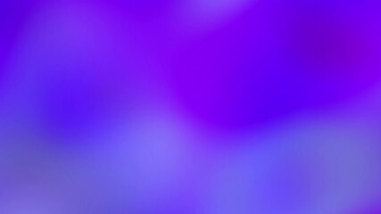 Fototapete - Colourful digital gradient background animation in 4k. Loop blue and electric blue gradient background