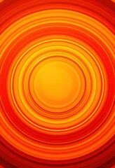 Wall Mural - abstract orange concentric circles, radiating warmth and energy, texture, gradient