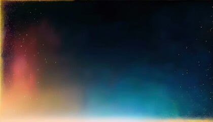 Leinwandbilder - gradient nebula background with cosmic glow and vintage light leaks for web design, poster, branding, or digital artwork

