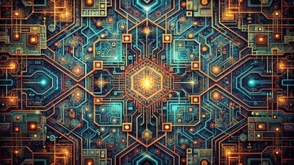 Complex computational system workings revealed in intricate algorithmic patterns , computer science, software development