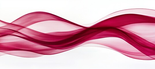 Wall Mural - delicate fluid waves abstract background in red tones with dynamic movement on a soft gradient