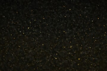 Wall Mural - Celestial night sky, countless yellow stars on black , twinkle, backdrop