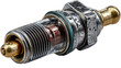 © วิรัช พิมพ์พรมมา - Spark Plug Close-up: An intricately detailed image of a spark plug, showcasing its complex mechanical components and metallic textures in a close-up shot, evoking the essence of precision engineering.