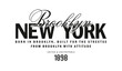 © Seref - Brooklyn and New york city, college style fashion print slogan and poster design.