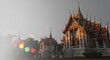© NguyenHaiPhuong - Temple doré aube paisible lumière douce