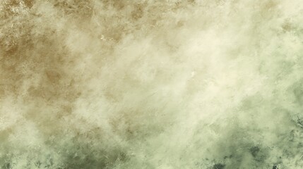Aufkleber - Soft green and muted brown artistic background featuring a design area, gentle sage tone, textured surface, timeless look, matte finish, empty layout, unwritten
