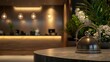 © waryati - Modern lobby with warm lighting and a stylish kettle